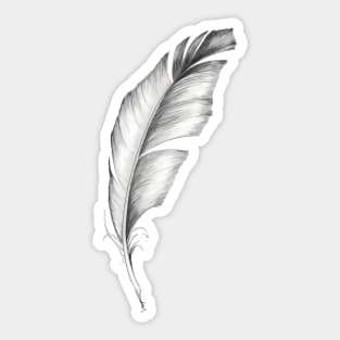 White feather Sticker